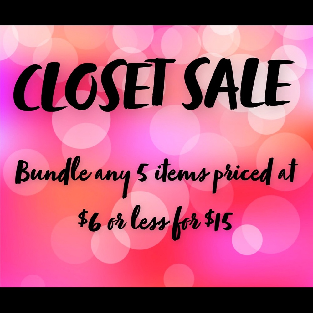 Closet Sale!!!